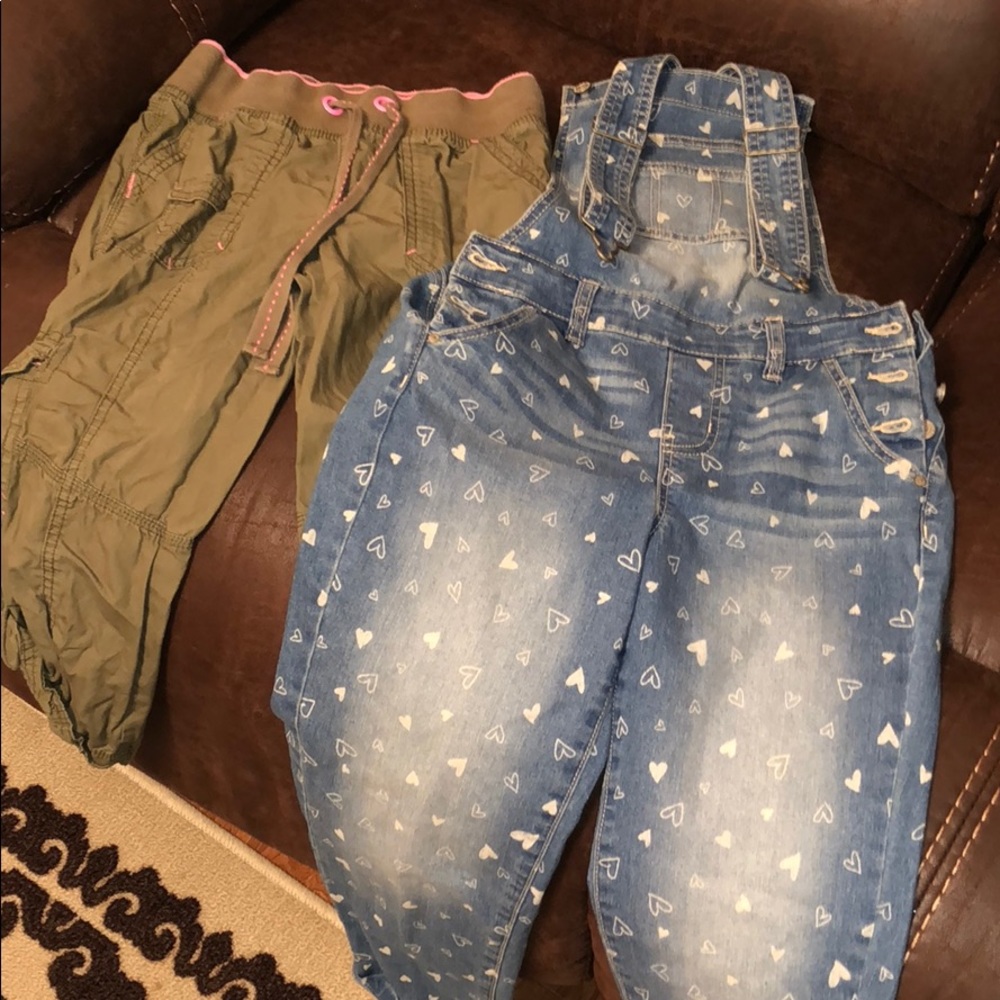 Capri pants and Overalls